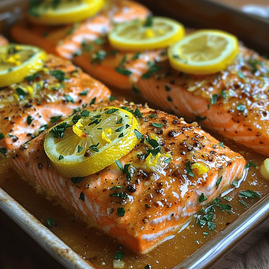 Salmon is often hailed as a superstar in the culinary world, renowned not just for its delectable taste but also for its myriad health benefits. This versatile fish is a favorite among health-conscious eaters and gourmet chefs alike, making it a go-to choice for those looking to create a meal that is both nutritious and satisfying. The Zesty Lemon Butter Baked Salmon recipe takes this beloved fish to a whole new level, combining bright citrus flavors with rich, buttery goodness.