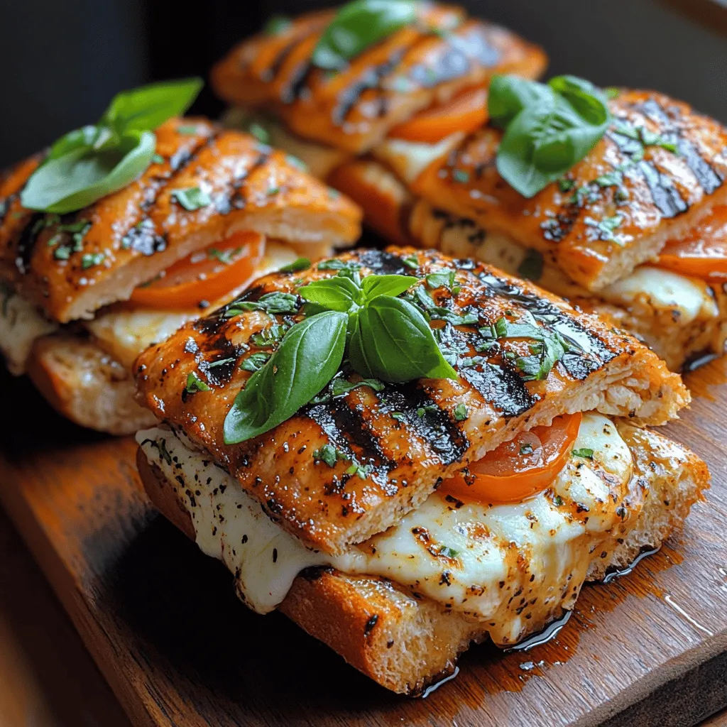 The Chicken Caprese Panini is a delightful Italian-inspired sandwich that beautifully combines the rich flavors of tender chicken, creamy mozzarella, fresh tomatoes, and aromatic basil, all enveloped in perfectly toasted bread. Originating from Italy, the Caprese salad is a classic dish showcasing the harmonious balance of these fresh ingredients. The panini variation takes this traditional concept a step further, transforming it into a hearty meal that is both satisfying and comforting.
