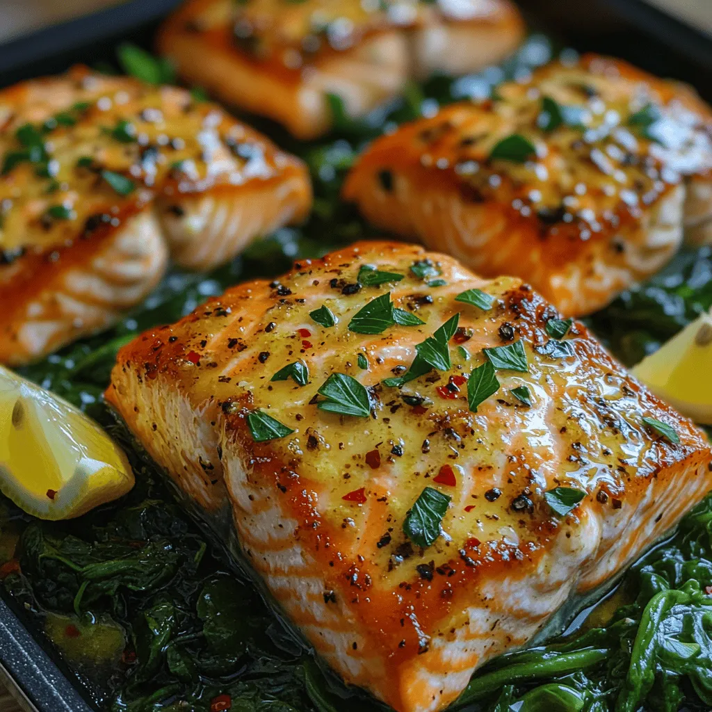 In today’s fast-paced world, finding meals that are both nutritious and quick to prepare can often feel like a daunting task. However, the Zesty Lemon-Garlic Salmon with Sautéed Spinach is a culinary gem that meets these demands with ease. This dish is not only flavorful but also brimming with health benefits, making it an ideal option for those who want to maintain a balanced diet without spending hours in the kitchen.