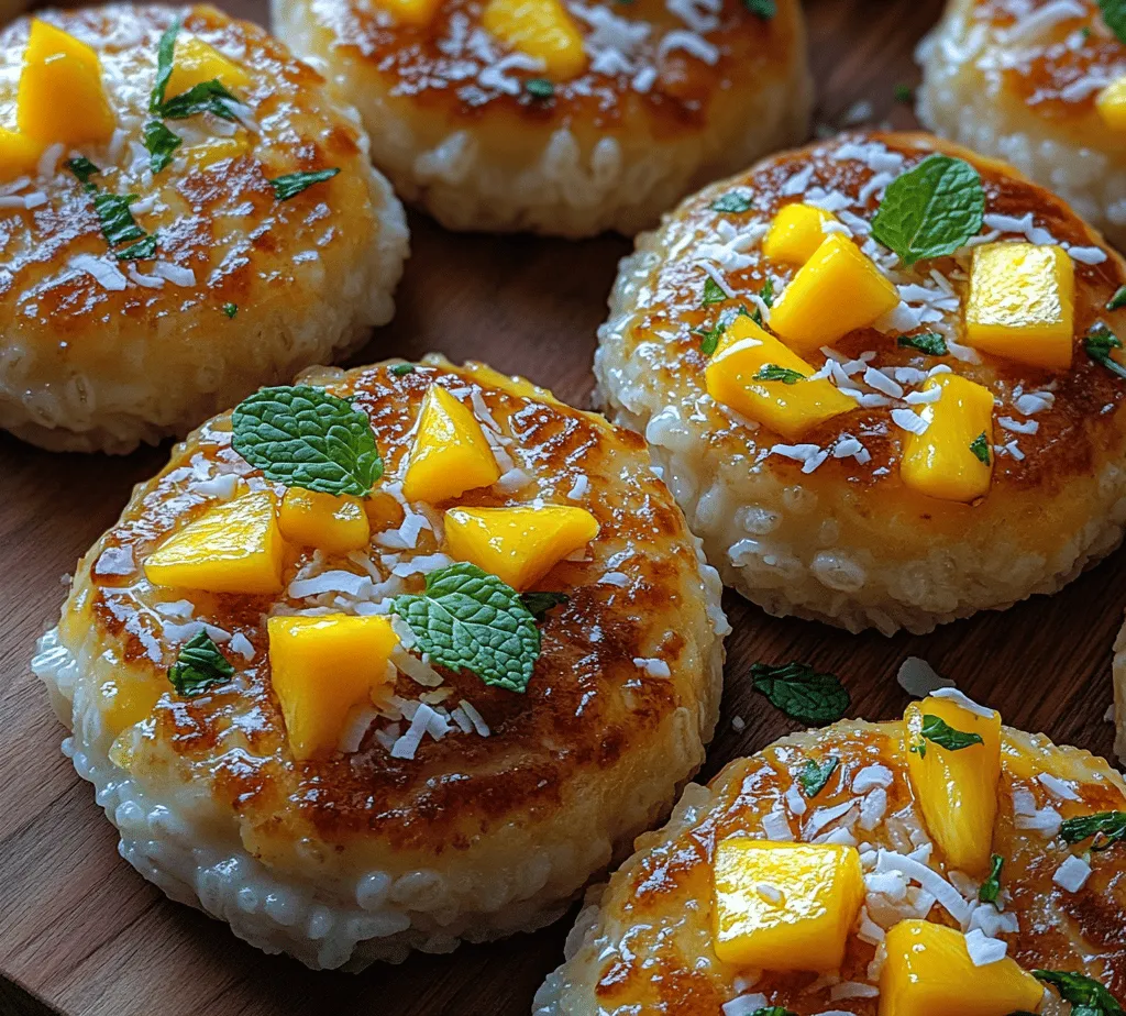 Every great recipe starts with great ingredients, and the Tropical Bliss Coconut Rice Cakes are no exception. Let's delve into the key components that make this dessert so special.