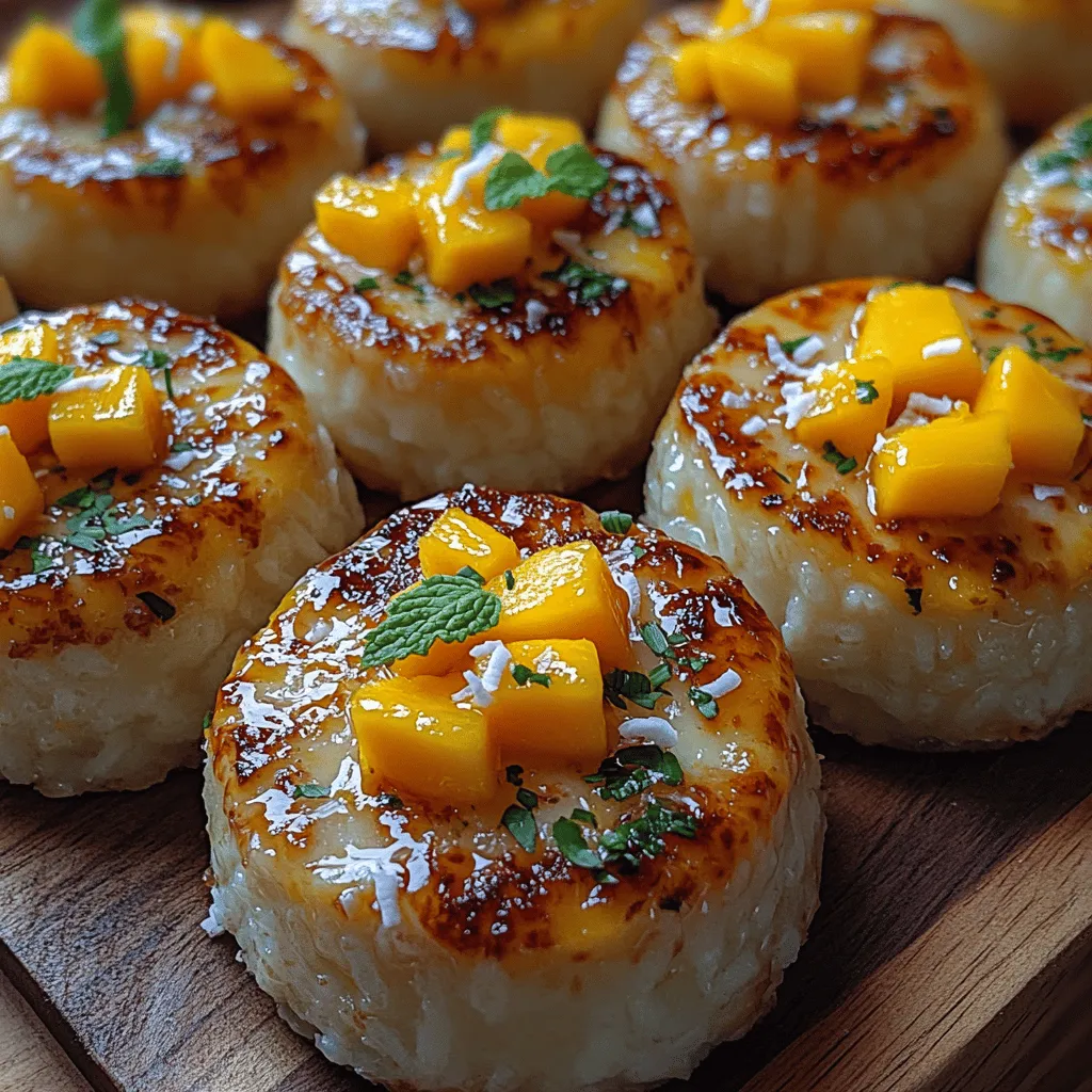 Every great recipe starts with great ingredients, and the Tropical Bliss Coconut Rice Cakes are no exception. Let's delve into the key components that make this dessert so special.