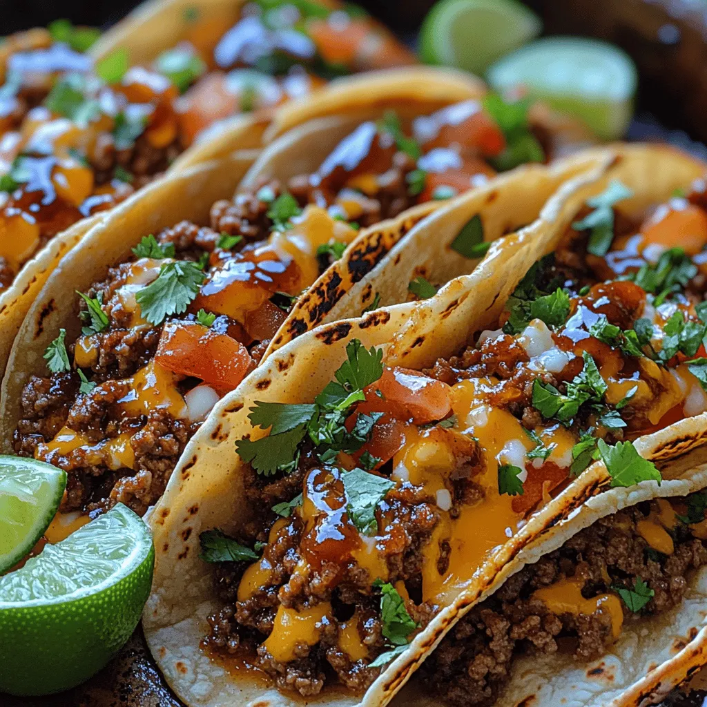 To create the ultimate Sizzling Garlic Butter Honey BBQ Beef Tacos, understanding the role of each ingredient is crucial. Each component plays a distinct part in achieving the harmonious blend of flavors that makes this dish so special.