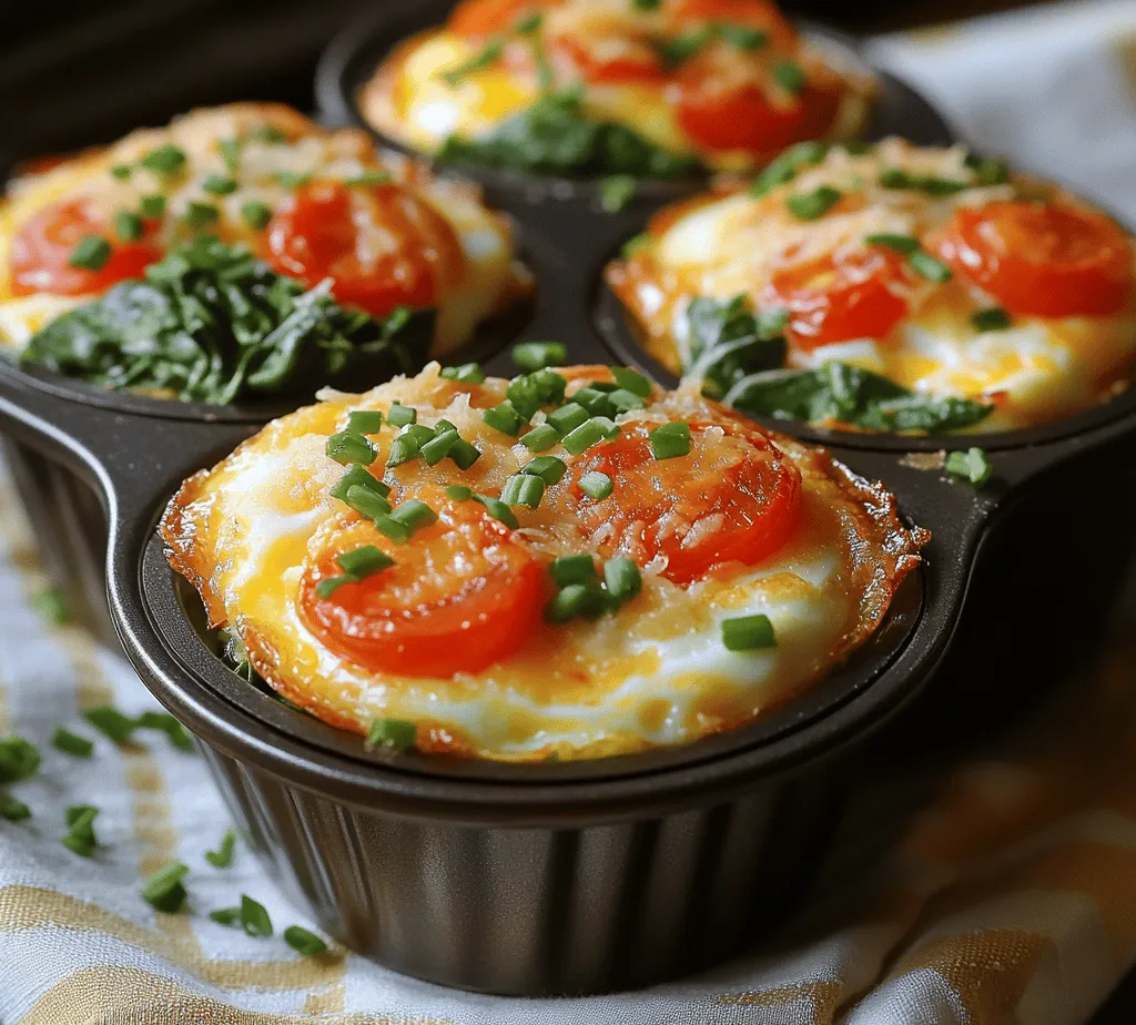 Eggs are the star ingredient in baked egg cups, and for good reason. They are a powerhouse of nutrition, providing high-quality protein, essential vitamins, and healthy fats. A single large egg contains about 6 grams of protein and is rich in nutrients like vitamin B12, riboflavin, and selenium. They also contain choline, which is vital for brain health and function.