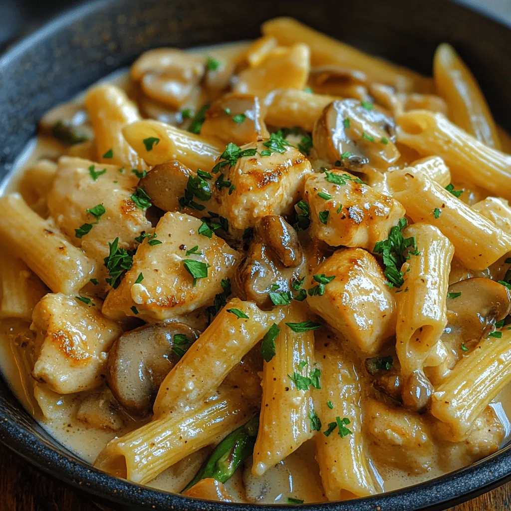 When it comes to weeknight dinners that strike the perfect balance between comfort and elegance, few dishes can rival Creamy Mushroom and Asparagus Chicken Penne. This delightful pasta dish seamlessly combines tender penne, succulent chicken, and vibrant asparagus enveloped in a rich and creamy sauce. Whether you're looking to impress guests at a dinner party or simply want to indulge in a comforting meal after a long day, this recipe is sure to satisfy.