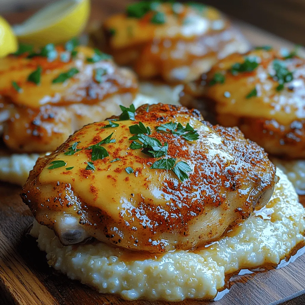 Spicy Cajun Chicken with Dreamy Cheesy Grits is a delightful dish that embodies the vibrant spirit of Cajun cuisine, renowned for its bold flavors and hearty ingredients. This recipe is not just a meal; it's an experience, combining the spicy, savory essence of Cajun spices with the creamy comfort of cheesy grits. Perfect for any occasion—from a cozy family dinner to a festive gathering—this dish brings warmth and satisfaction to the table, captivating even the most discerning palates.