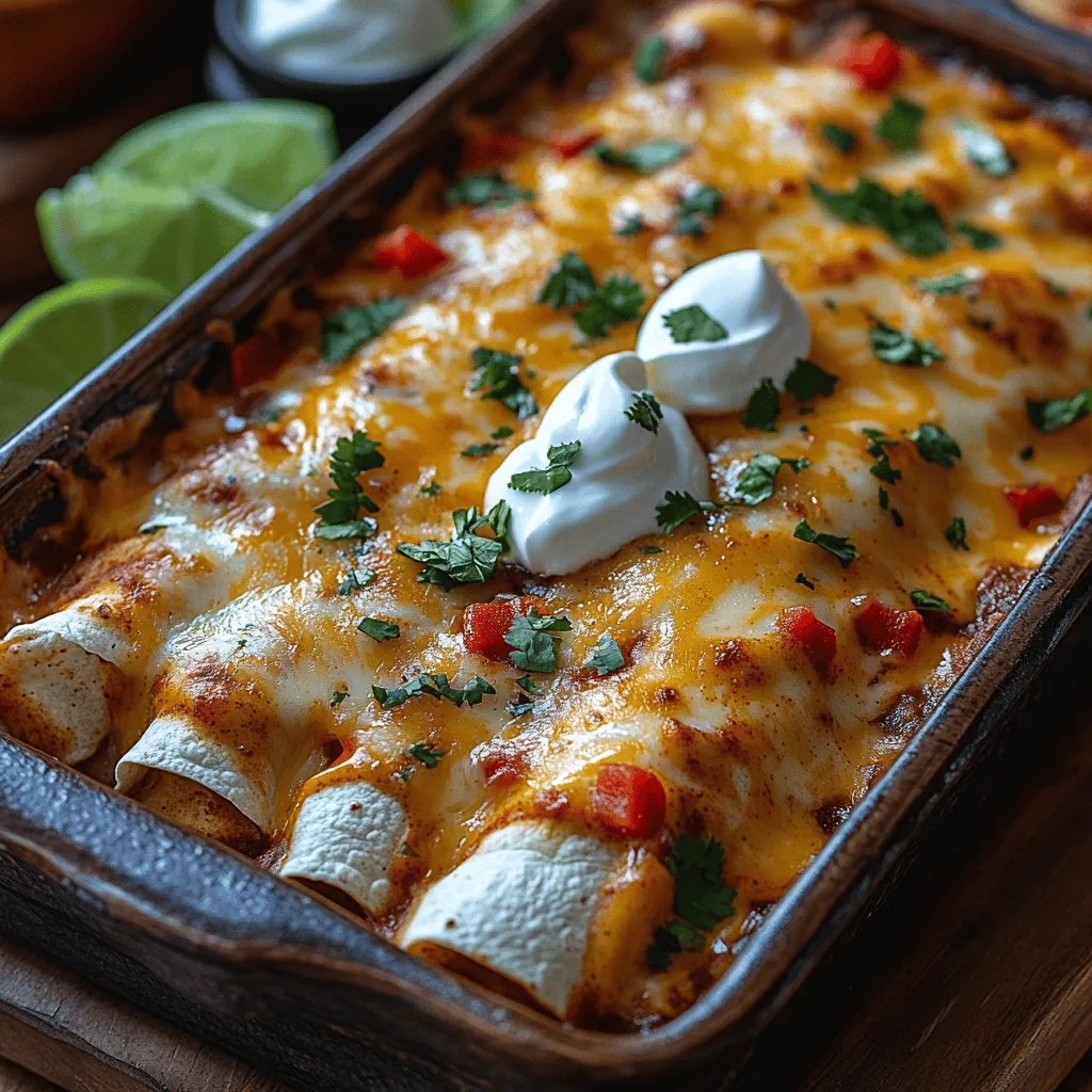 Mexican cuisine is renowned for its vibrant flavors, colorful presentations, and rich cultural heritage. From the zesty notes of lime to the warm, earthy tones of spices, every dish tells a story and offers a unique experience. One such dish that perfectly encapsulates the essence of Mexican food is the Fiesta Chicken Enchiladas. These enchiladas are not just a meal; they are a celebration of flavors that come together to create a delightful culinary experience.