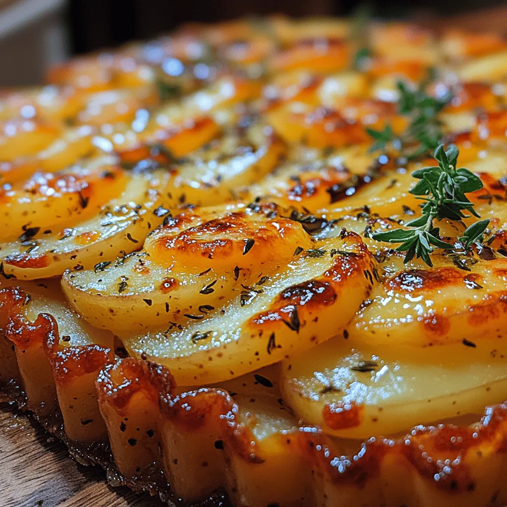 If you're seeking a dish that marries simplicity with sophistication, look no further than the Balsamic-Thyme Potato Torte. This recipe not only showcases the humble potato in a striking new light but also highlights the aromatic qualities of fresh thyme and the tangy depth of balsamic vinegar. This dish is more than just a side; it can seamlessly transform into a hearty vegetarian main course that will impress your family and guests alike.