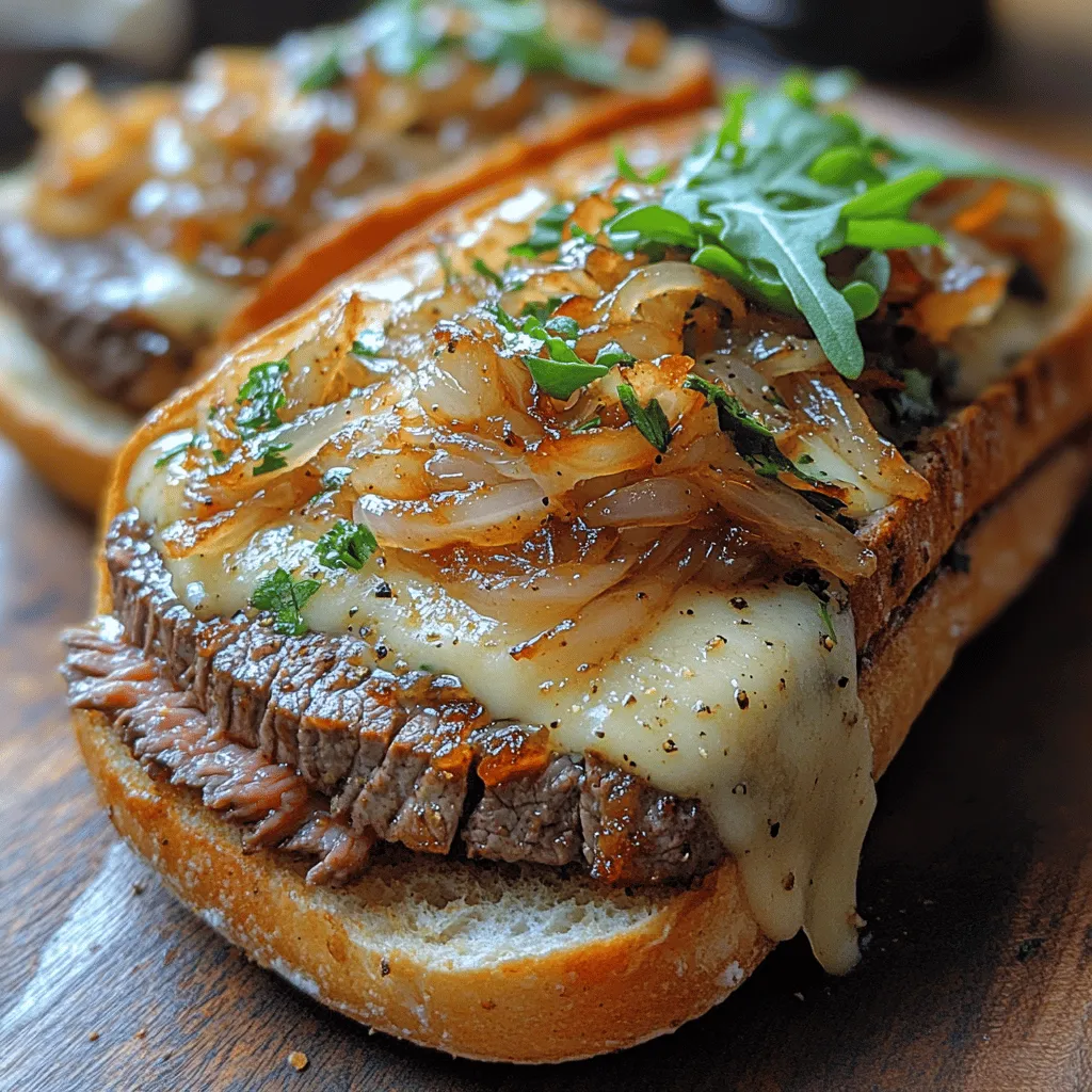 When it comes to creating a satisfying meal that showcases bold flavors and comforting textures, few dishes can compete with the Heavenly Caramelized Onion & Cheese Steak Sandwich. This delightful creation brings together the rich, tender essence of ribeye steak, the sweetness of caramelized onions, and the creamy goodness of melted provolone cheese, all nestled within a perfectly grilled ciabatta roll. Not only is this sandwich a feast for the taste buds, but it also embodies the joy of homemade cooking, allowing you to customize each element to your liking.