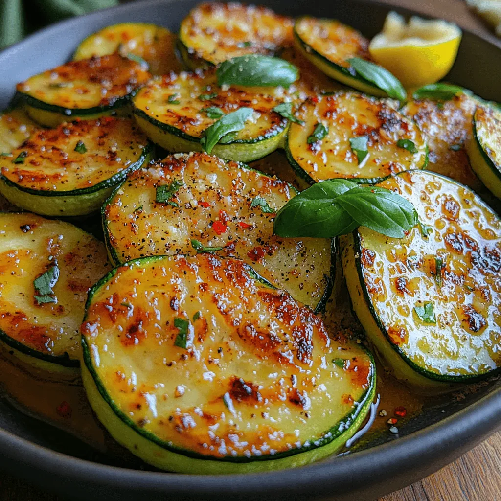 Zucchini is one of the most versatile vegetables in the kitchen, beloved for its mild flavor and adaptability to various culinary techniques. This summer squash is not just a staple in gardens but also a favorite among health-conscious eaters and home cooks alike. Its tender texture and ability to absorb flavors make zucchini an excellent choice for a myriad of dishes, from salads to casseroles. In this recipe, we will showcase the delightful Zesty Garlic Sautéed Zucchini—a quick, vibrant side dish that brings out the best in this humble vegetable.