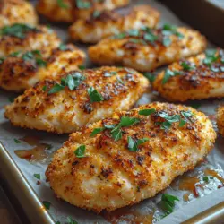 Chicken tenders are a beloved dish, universally adored by both children and adults alike. Their tender texture and versatility make them a staple in many households. Whether enjoyed as a quick snack, a party appetizer, or a family dinner, chicken tenders can easily be tailored to suit a variety of tastes. However, traditional frying methods often leave us with greasy and calorie-laden results. That’s where the beauty of oven-baking comes into play. By baking instead of frying, we can achieve a deliciously crispy exterior while significantly cutting down on unhealthy fats.