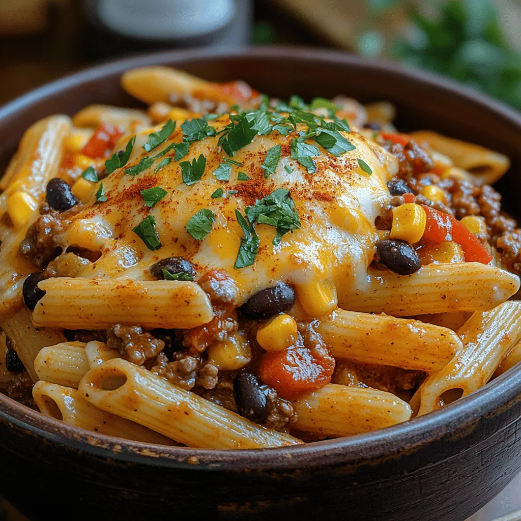 Cowboy Pasta Delight is more than just a recipe; it’s a culinary experience that brings warmth and comfort to any table. This dish is a delightful fusion of southwestern flavors, making it not only a hearty meal but also a versatile option for various occasions. Whether you’re hosting a family dinner, preparing for a potluck, or looking for a quick weeknight meal, Cowboy Pasta Delight fits the bill perfectly. It combines the satisfying qualities of pasta with the vibrant tastes of the southwest, ensuring it’s a crowd-pleaser that will leave everyone asking for seconds.