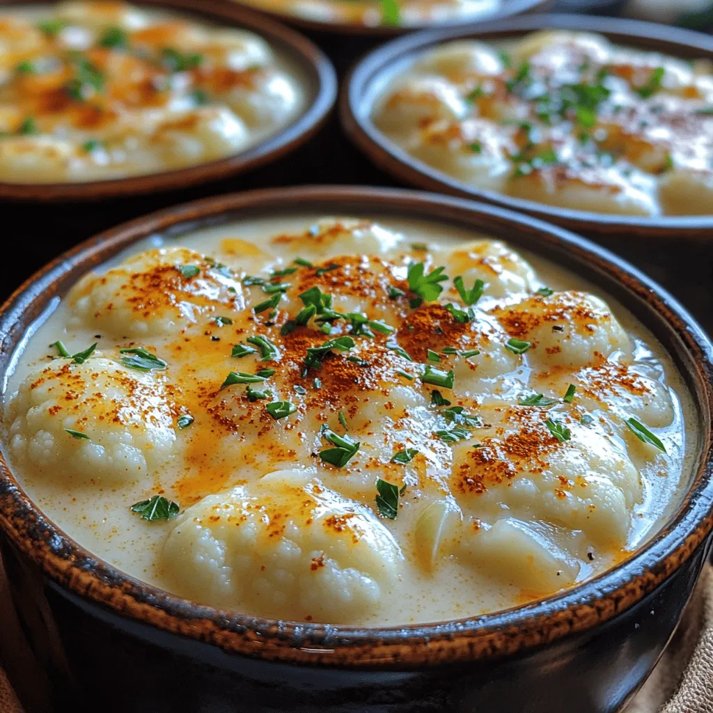 In the world of comfort food, few dishes can rival the richness and depth of flavor found in creamy garlic cheddar cauliflower delight. This dish not only satisfies your craving for something warm and indulgent, but it also packs a nutritional punch that makes it a great addition to any meal. With its velvety texture and cheesy flavor, this recipe is an excellent option for those looking to enjoy a deliciously creamy dish while maintaining a healthy lifestyle.