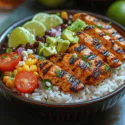 Baja Chicken Bowls are a celebration of the rich culinary heritage of the Baja region, known for its fresh seafood, vibrant produce, and bold flavors. The dish typically features marinated chicken as the star, accompanied by flavorful rice and a variety of fresh toppings that add crunch, color, and nutrition.