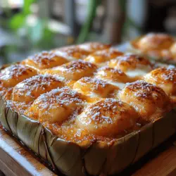 Bibingka is a beloved traditional Filipino delicacy that invokes a sense of nostalgia and celebration in many Filipinos. This rice cake, typically enjoyed during festive occasions like Christmas, has deep cultural roots in the Philippines, where it is often sold at roadside stalls and markets, especially during the "Belen" season. The enticing aroma of freshly baked Bibingka wafting through the air is a cherished part of the Filipino holiday experience, evoking memories of family gatherings and joyful celebrations.