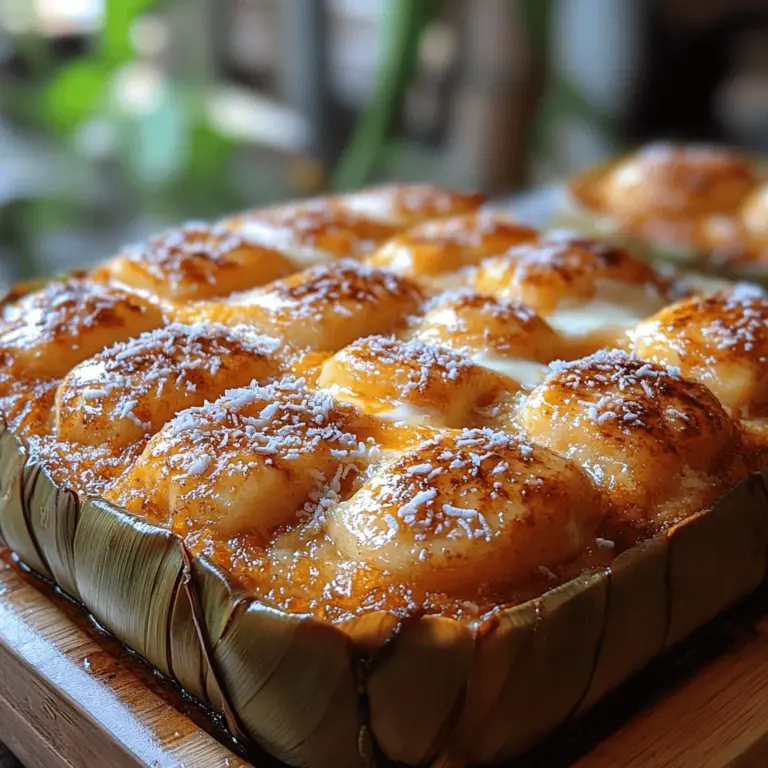Bibingka is a beloved traditional Filipino delicacy that invokes a sense of nostalgia and celebration in many Filipinos. This rice cake, typically enjoyed during festive occasions like Christmas, has deep cultural roots in the Philippines, where it is often sold at roadside stalls and markets, especially during the "Belen" season. The enticing aroma of freshly baked Bibingka wafting through the air is a cherished part of the Filipino holiday experience, evoking memories of family gatherings and joyful celebrations.