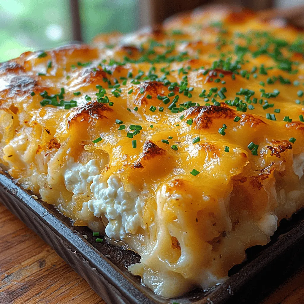 If you're searching for a dish that embodies the essence of comfort food, look no further than the Cheesy Cottage Comfort Hashbrown Casserole. This delightful casserole is not only a feast for the eyes but also a heartwarming dish that brings families together around the dining table. With its creamy texture, cheesy goodness, and satisfying crunch, this recipe is the ultimate comfort food, perfect for any occasion. Whether you’re hosting a cozy brunch, planning a family dinner, or simply craving a warm and hearty meal, this casserole effortlessly checks all the boxes.