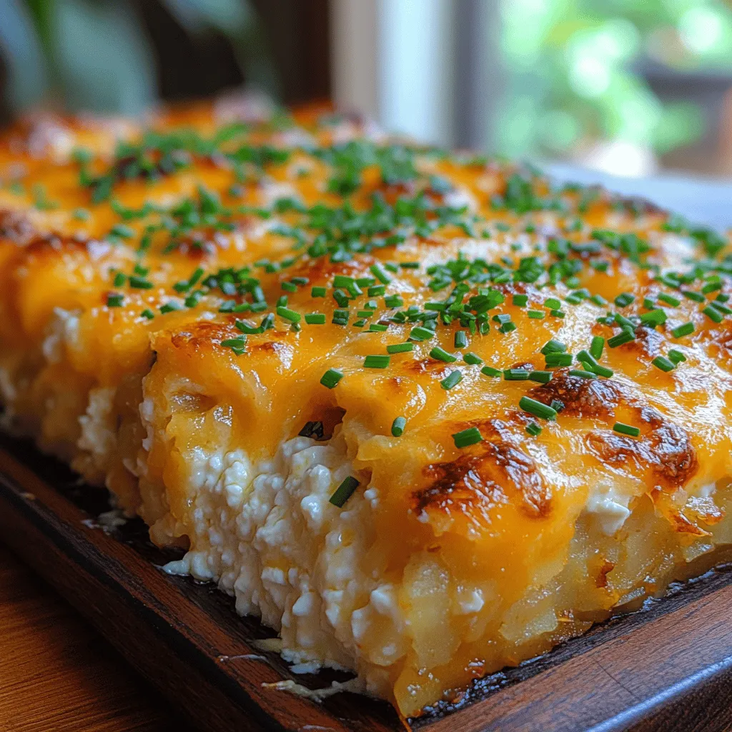 If you're searching for a dish that embodies the essence of comfort food, look no further than the Cheesy Cottage Comfort Hashbrown Casserole. This delightful casserole is not only a feast for the eyes but also a heartwarming dish that brings families together around the dining table. With its creamy texture, cheesy goodness, and satisfying crunch, this recipe is the ultimate comfort food, perfect for any occasion. Whether you’re hosting a cozy brunch, planning a family dinner, or simply craving a warm and hearty meal, this casserole effortlessly checks all the boxes.