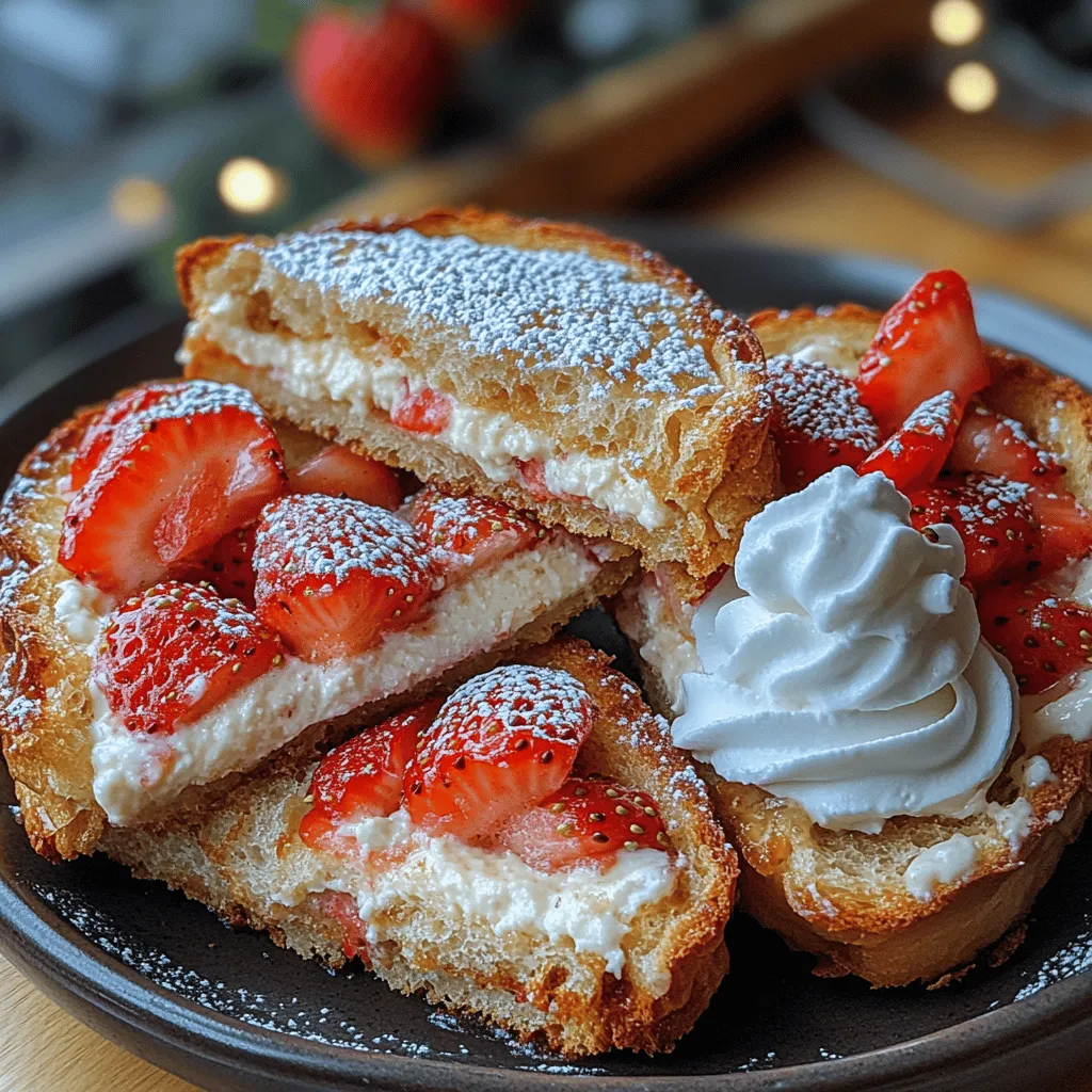 In the world of desserts, there's an exciting trend that has emerged: the fusion of classic flavors with innovative twists. One delightful example of this trend is the Fried Strawberry Cheesecake Sandwich. This dessert combines the creamy richness of cheesecake with the fresh, sweet flavor of strawberries, all encased within crispy, golden-brown bread. It's a dish that tantalizes the taste buds and showcases the culinary creativity of today’s food scene.