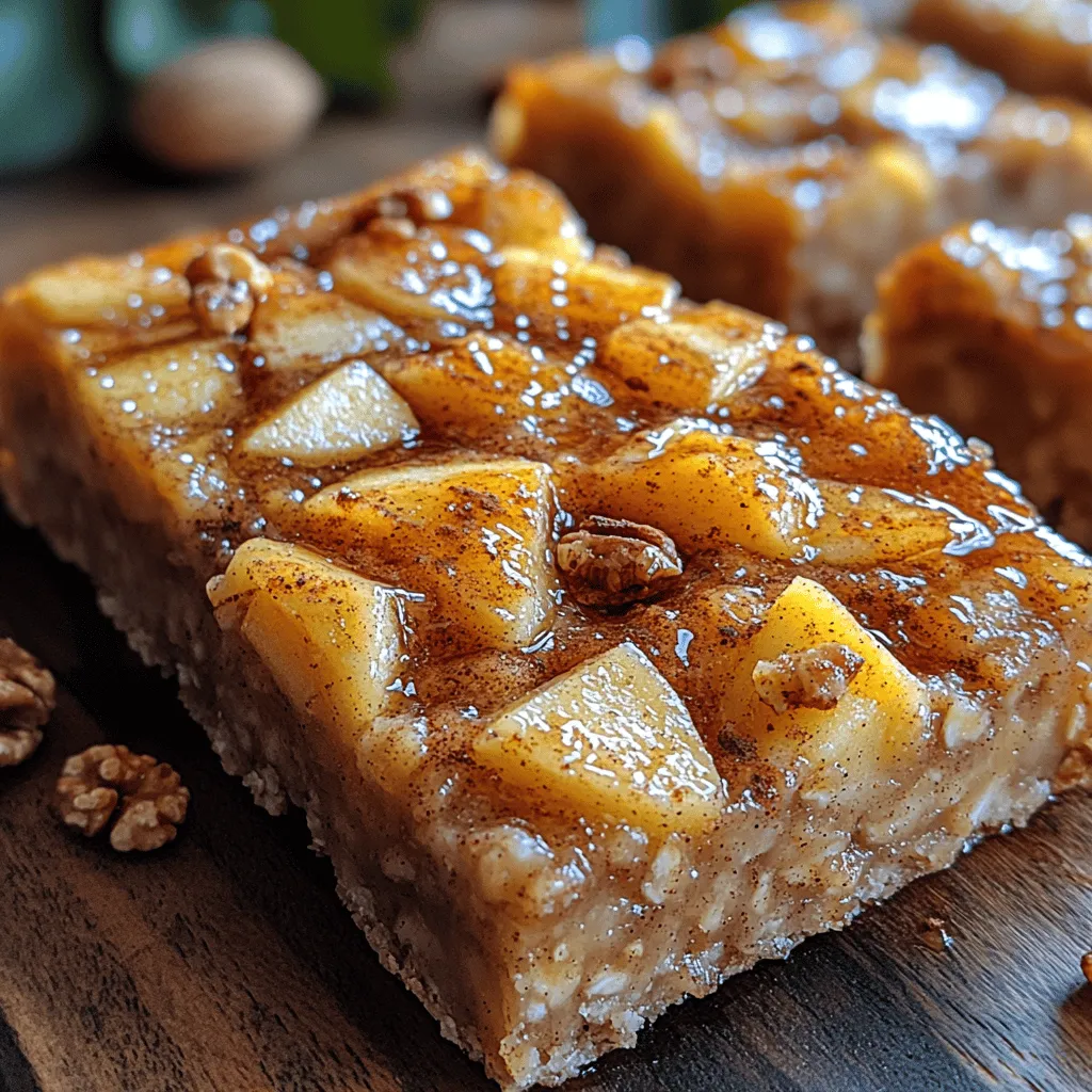 Before diving into the recipe, it’s essential to understand the wholesome ingredients that make up these Apple Pie Oatmeal Bars. Each component contributes not only to the flavor but also to the nutritional profile of this delectable treat.