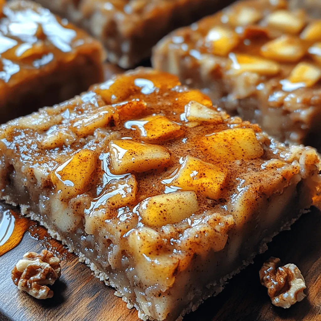 Before diving into the recipe, it’s essential to understand the wholesome ingredients that make up these Apple Pie Oatmeal Bars. Each component contributes not only to the flavor but also to the nutritional profile of this delectable treat.