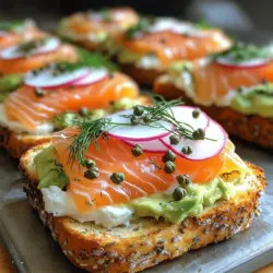 In recent years, smoked salmon toast has emerged as a culinary favorite, gracing breakfast tables, brunch gatherings, and even casual snack times. This delightful dish encapsulates the essence of simplicity and sophistication, making it an appealing choice for a wide range of occasions. Its versatility allows it to be served in numerous contexts, whether as a sumptuous breakfast, a stylish brunch option, or a quick and nutritious snack.