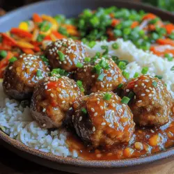 Sweet and Sticky Honey Garlic Meatballs Recipe