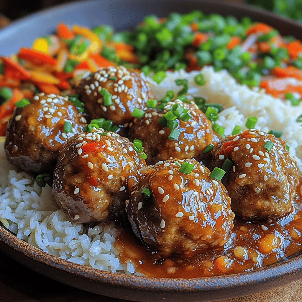 Sweet and Sticky Honey Garlic Meatballs Recipe