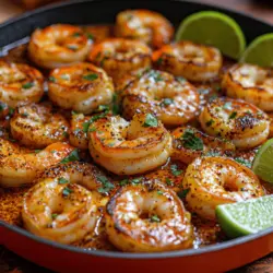 If you’re on the lookout for a quick, delicious, and health-conscious meal that brings a burst of flavor to your dinner table, look no further than Zesty Garlic Lime Shrimp. This dish is a sublime celebration of freshness and vibrant flavors, combining succulent shrimp with the zesty tang of lime and aromatic garlic. Whether you’re a busy professional seeking a quick weeknight dinner, a seafood enthusiast eager to explore new flavors, or a health-conscious eater wanting a nutritious yet satisfying option, this recipe caters to all.