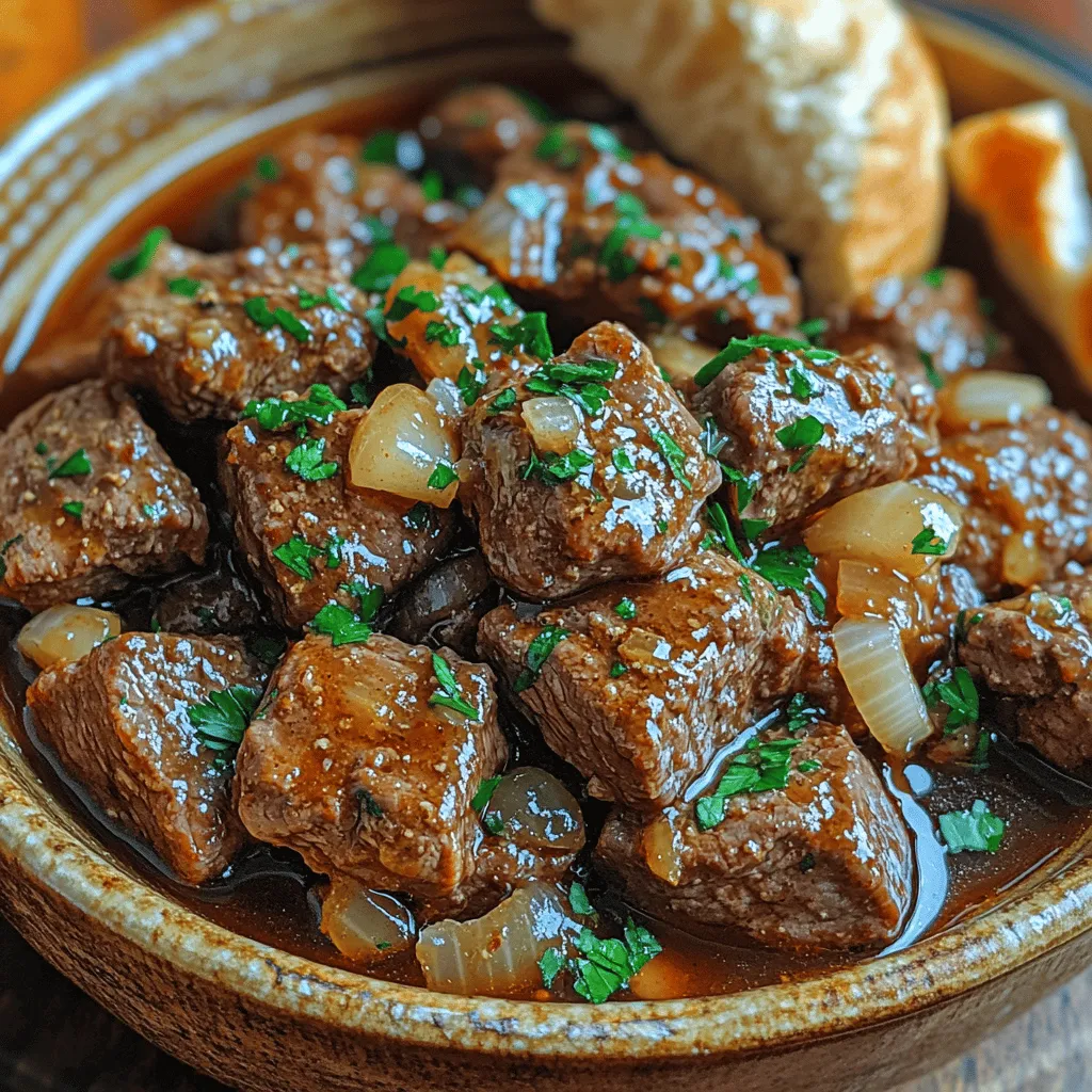 If you’re a fan of tender, flavorful beef that practically melts in your mouth, you’re going to adore this Savory Slow Cooker Garlic Butter Beef Bites recipe. This dish combines the richness of beef chuck with the delectable flavors of garlic and butter, making for a comforting meal that will satisfy the whole family. The allure of this recipe lies not only in its taste but also in its simplicity and convenience.