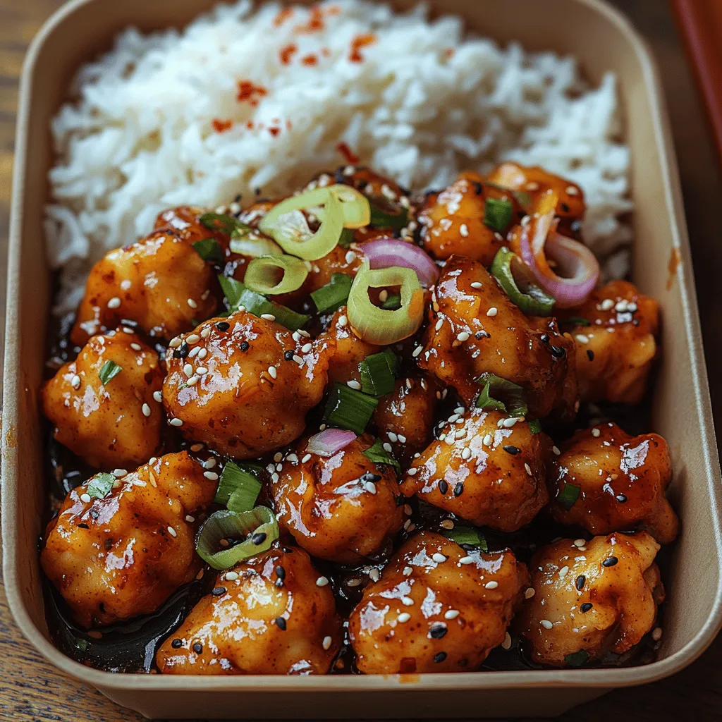 General Tso’s Chicken is a beloved staple of American-Chinese cuisine, renowned for its irresistible combination of crispy chicken, a glossy, sweet and spicy sauce, and vibrant garnishes. This dish has firmly established itself as a favorite among takeout enthusiasts and home cooks alike, reflecting the rich culinary fusion between Eastern and Western flavors. Whether it's a busy weeknight or a casual dinner gathering, General Tso’s Chicken is sure to please, offering a satisfyingly delicious meal that can be made in the comfort of your kitchen.