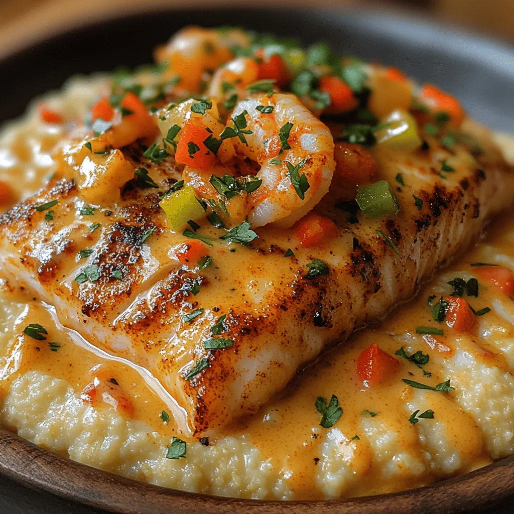 Cajun-Spiced Red Snapper & Shrimp over Creamy Grits is a culinary masterpiece that encapsulates the heart and soul of Southern cuisine. This dish is a vibrant celebration of flavors that reflect the rich cultural tapestry of Louisiana. With its roots deeply embedded in the Cajun tradition, this recipe marries the delicate sweetness of fresh seafood with the comforting embrace of creamy, savory grits. The contrasting textures and tastes come together to create a dish that is not only visually appealing but also a feast for the palate.