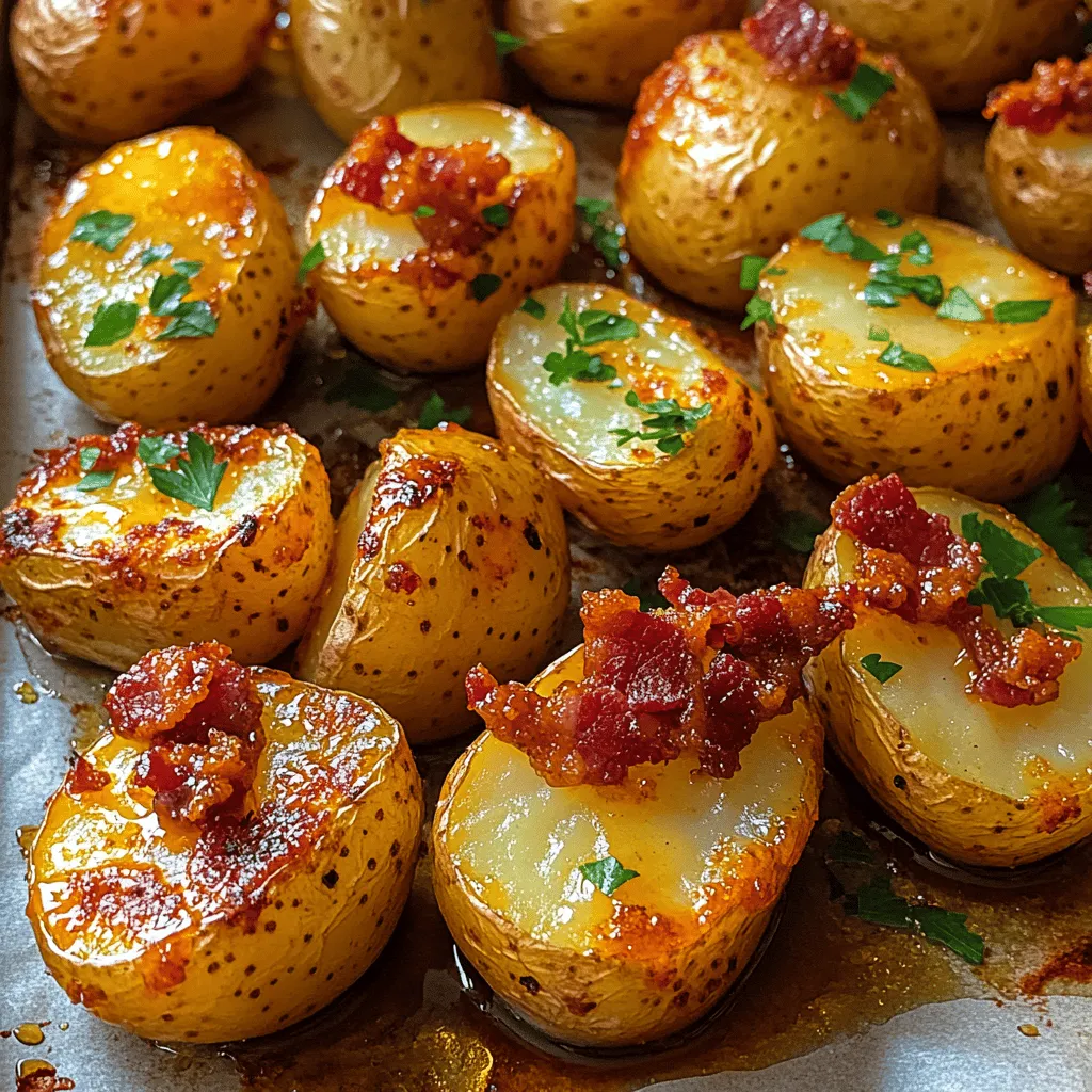 If you're searching for a side dish that marries sweetness with savory goodness, look no further than Sweet & Savory Honey Bacon Roasted Potatoes. This dish is not only a feast for the palate but also a visual delight, boasting a beautiful golden-brown hue with crispy edges and tender insides. The combination of honey, bacon, and baby potatoes creates a flavor profile that’s simply irresistible, making it the perfect accompaniment to a variety of meals, from casual family dinners to festive holiday gatherings.