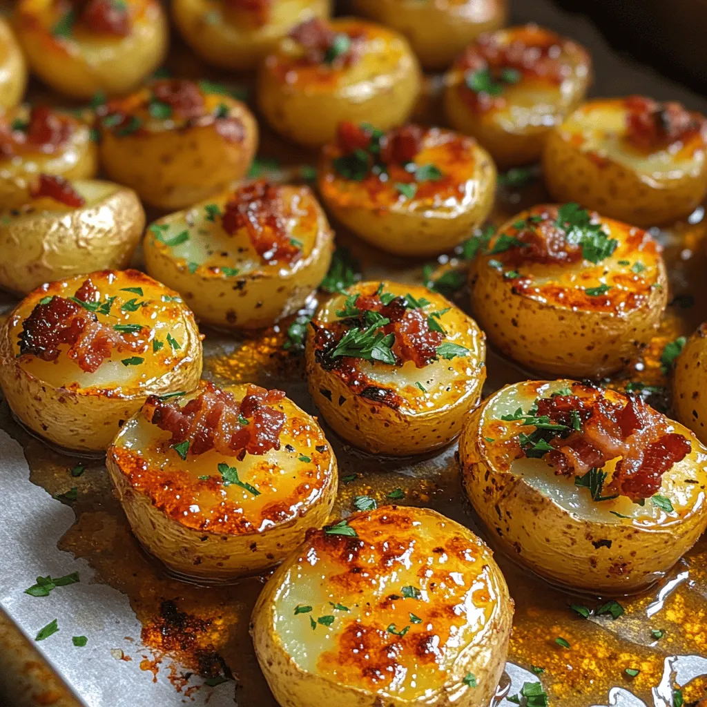 If you're searching for a side dish that marries sweetness with savory goodness, look no further than Sweet & Savory Honey Bacon Roasted Potatoes. This dish is not only a feast for the palate but also a visual delight, boasting a beautiful golden-brown hue with crispy edges and tender insides. The combination of honey, bacon, and baby potatoes creates a flavor profile that’s simply irresistible, making it the perfect accompaniment to a variety of meals, from casual family dinners to festive holiday gatherings.
