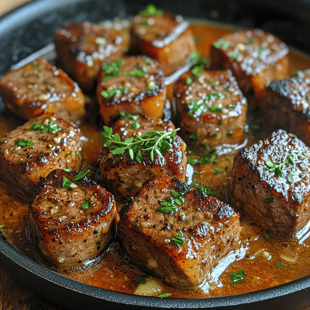 Imagine savoring succulent pieces of perfectly seared steak, each bite bursting with rich flavors. The allure of steak bites is undeniable, making them a popular choice for both casual weeknight dinners and festive gatherings. When paired with a luscious garlic butter sauce, these steak bites elevate any meal into a gourmet experience. The best part? This dish is not only delicious but also incredibly simple and quick to prepare, making it a go-to recipe for busy individuals and families alike.
