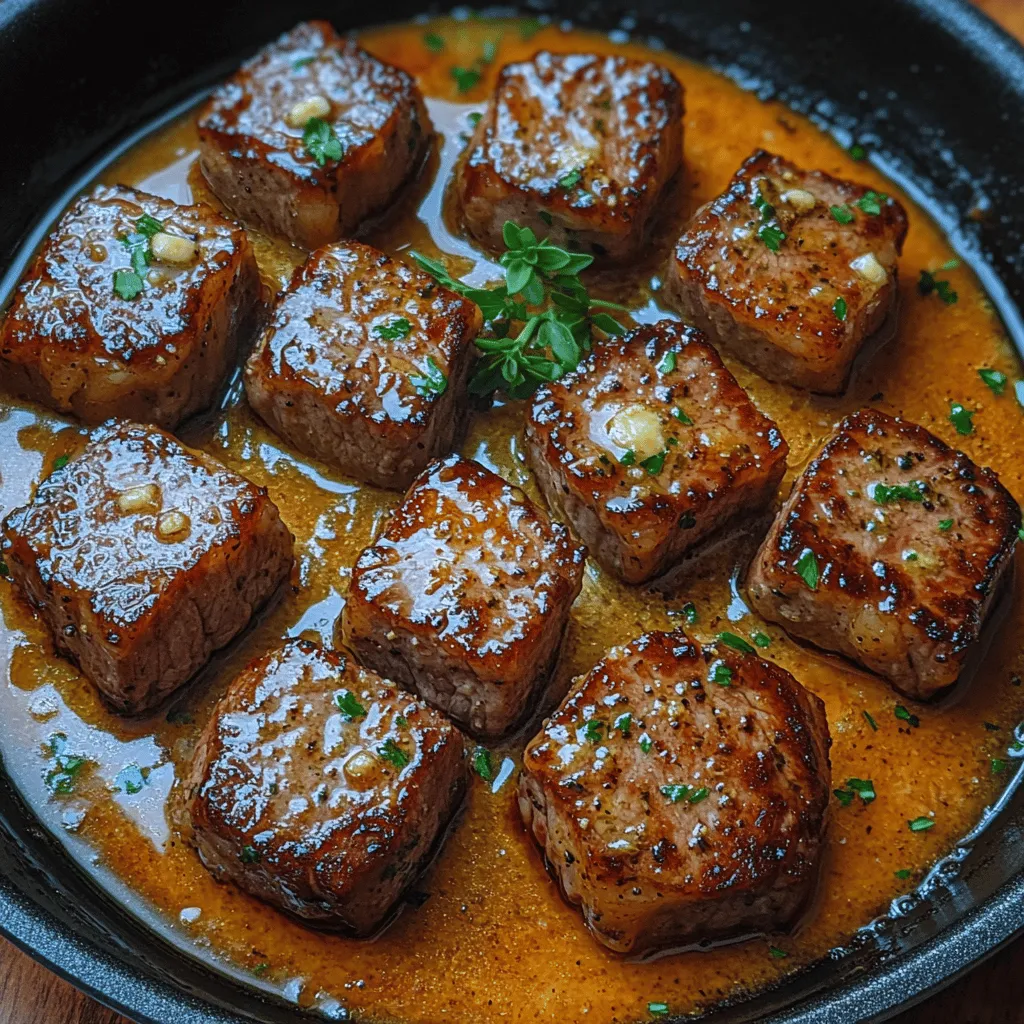 Imagine savoring succulent pieces of perfectly seared steak, each bite bursting with rich flavors. The allure of steak bites is undeniable, making them a popular choice for both casual weeknight dinners and festive gatherings. When paired with a luscious garlic butter sauce, these steak bites elevate any meal into a gourmet experience. The best part? This dish is not only delicious but also incredibly simple and quick to prepare, making it a go-to recipe for busy individuals and families alike.