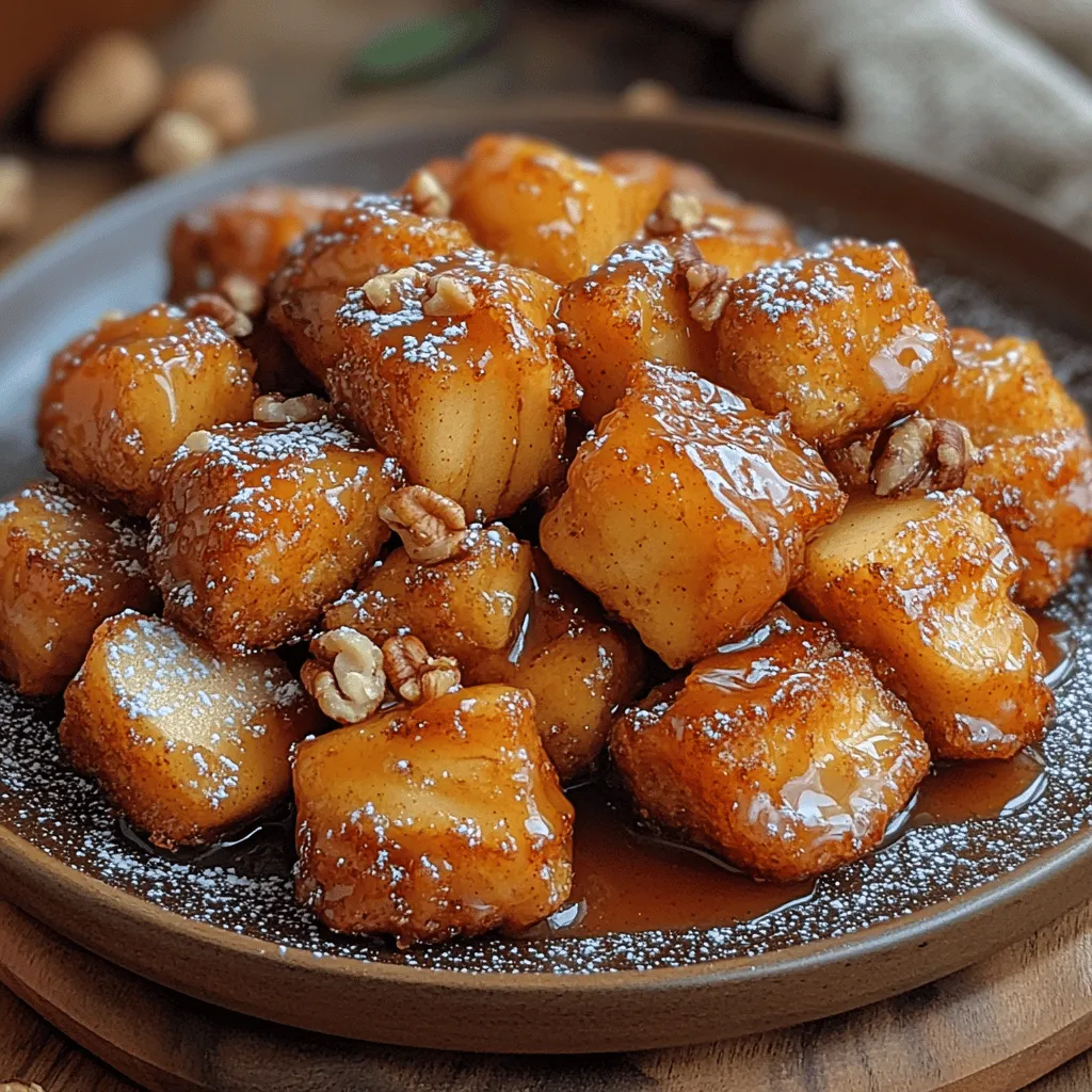 In the world of comfort food, few treats can match the warm, delectable satisfaction of apple fritters. These Delightful Cozy Glazed Apple Fritter Bites bring together the tartness of apples with a sweet, velvety glaze, making them an irresistible snack or dessert. Imagine biting into a soft, fluffy fritter filled with tender apple pieces, each one perfectly complemented by a glossy glaze that adds just the right amount of sweetness. Not only are these fritter bites a delight for the taste buds, but they also fill your kitchen with a comforting aroma that evokes memories of cozy family gatherings and festive celebrations.