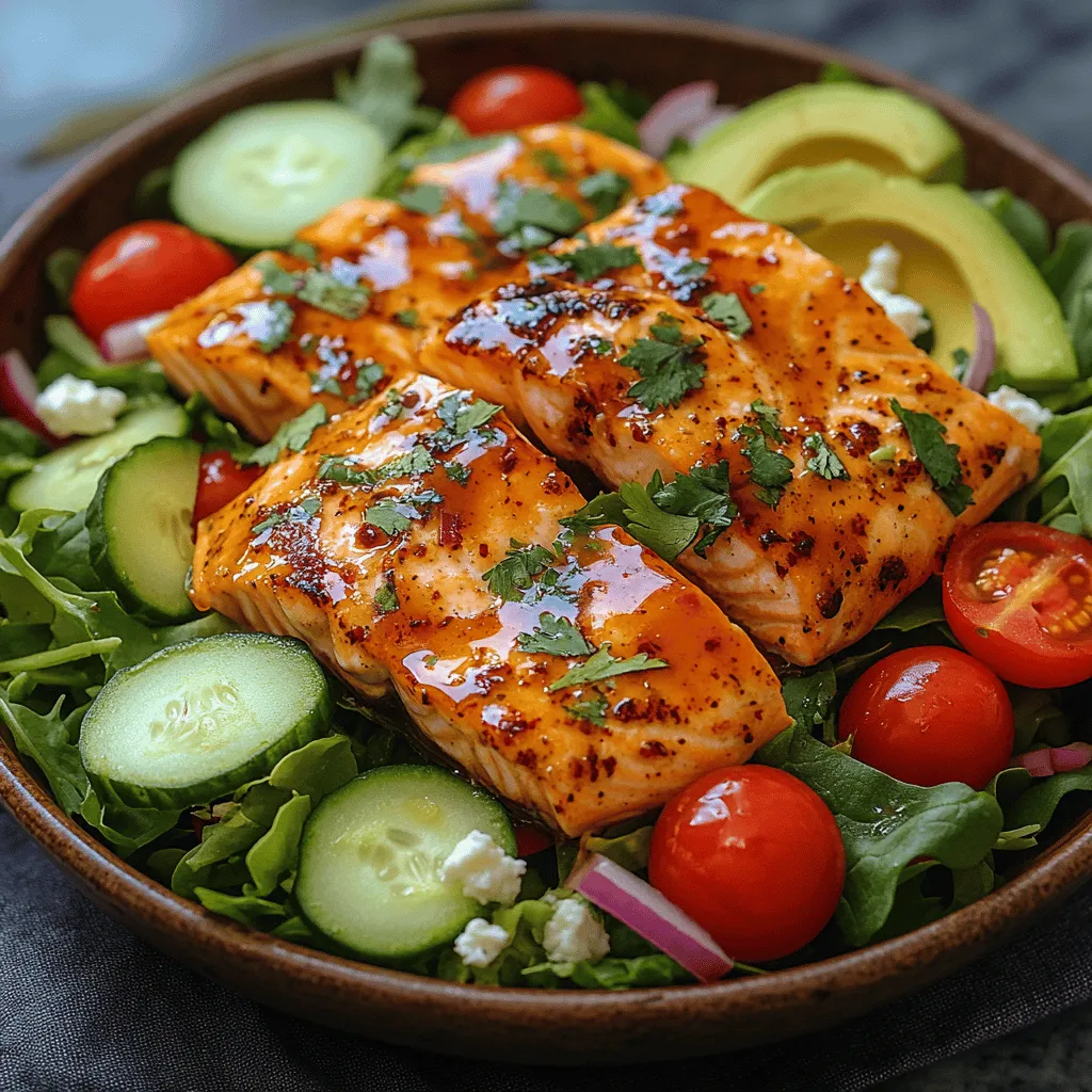 In the world of healthy eating, few dishes can compete with the vibrant flavors and nutritious ingredients found in a Spicy Honey Glazed Salmon Salad. This delightful recipe not only tantalizes your taste buds with its sweet and spicy notes but also packs a punch of essential nutrients. Perfect for a quick dinner or a light lunch, this salad combines tender salmon fillets glazed in a homemade spicy honey sauce with a fresh medley of salad greens and colorful veggies. Join us as we explore the rich flavors and health benefits of this culinary gem.