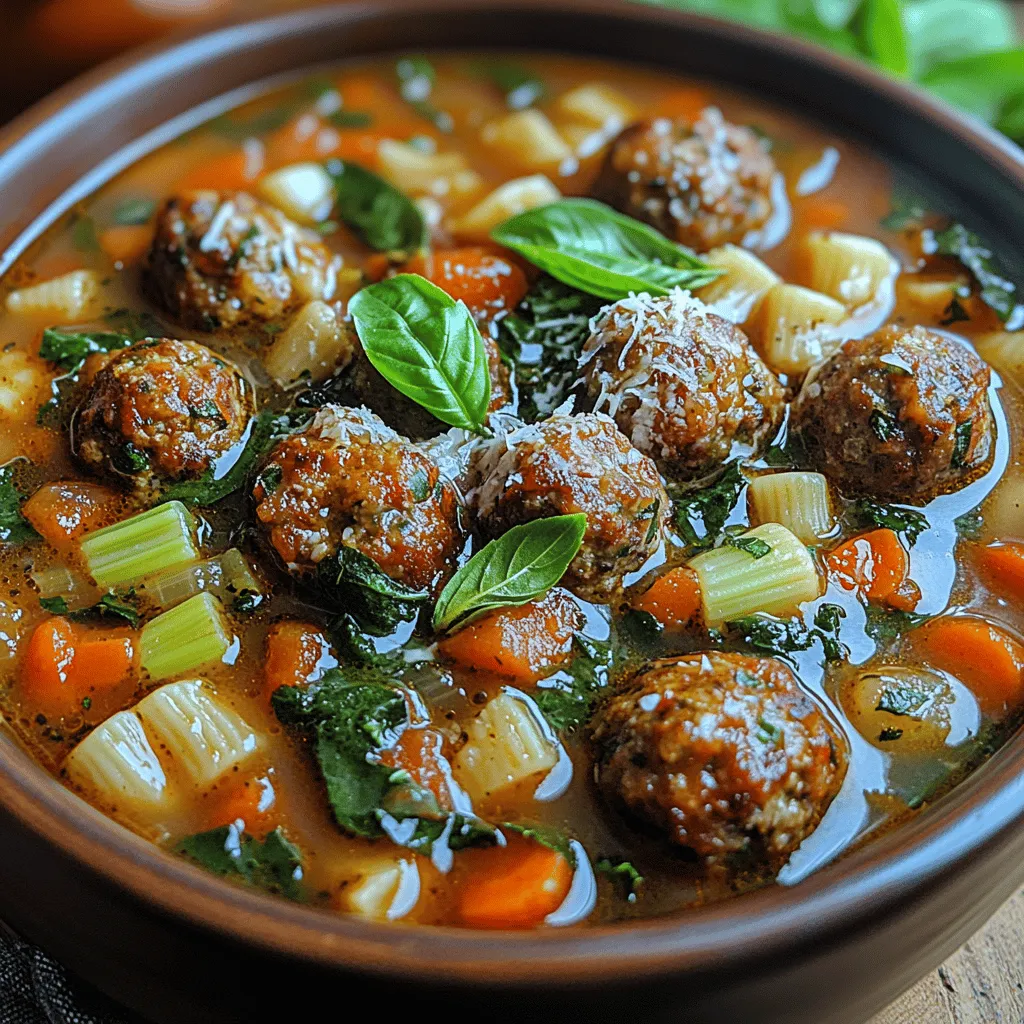 To fully appreciate the Cozy Crockpot Italian Meatball Soup, it’s essential to understand each ingredient that plays a crucial role in its flavor, nutrition, and overall appeal.