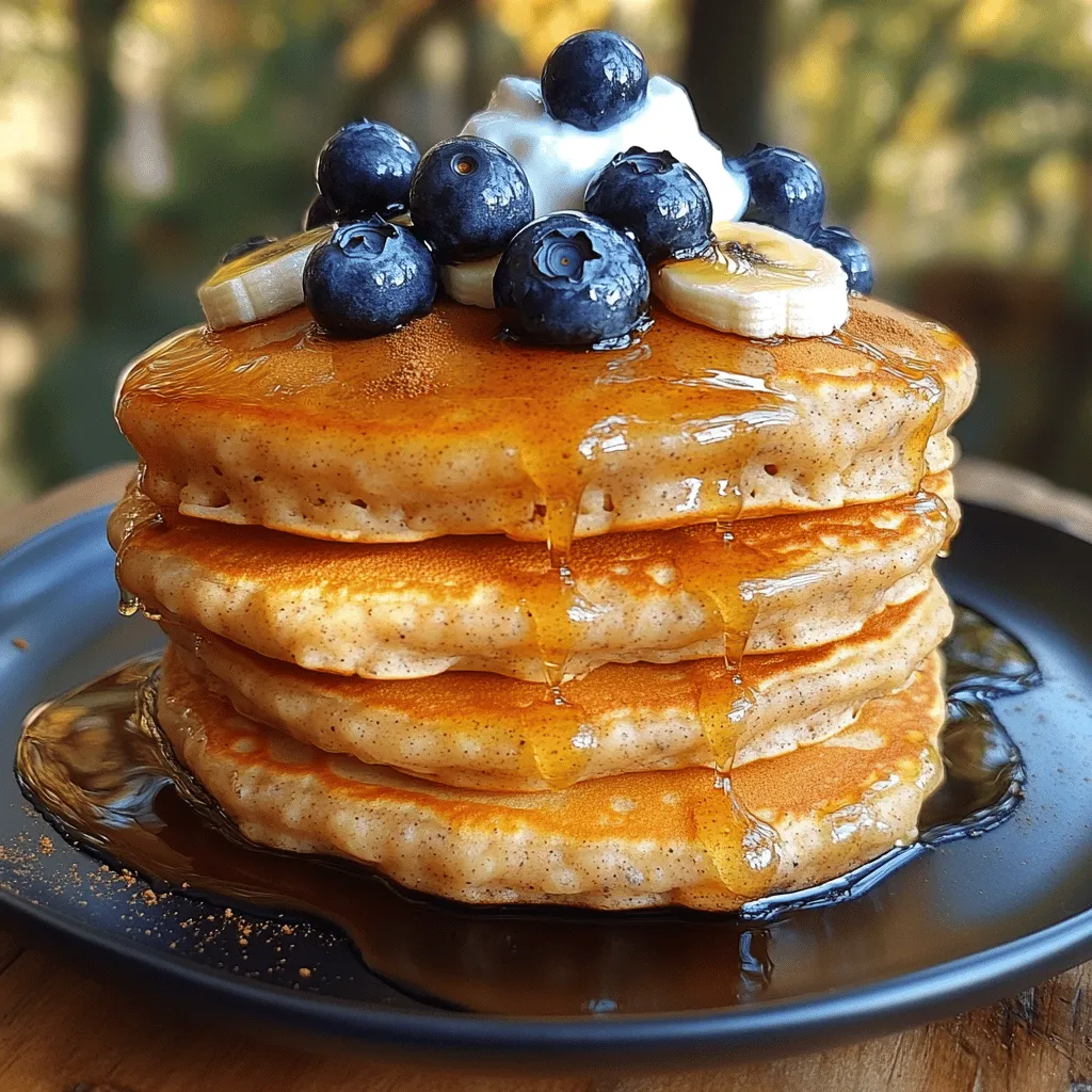 Start your day on a delicious note with these Fluffy Vanilla Oatmeal Pancakes, a perfect blend of health and indulgence. Imagine waking up to a plate of warm, fluffy pancakes that not only satisfy your taste buds but also nourish your body. These pancakes are made with wholesome ingredients, making them an ideal choice for anyone looking to enjoy a comforting breakfast or a delightful brunch treat.