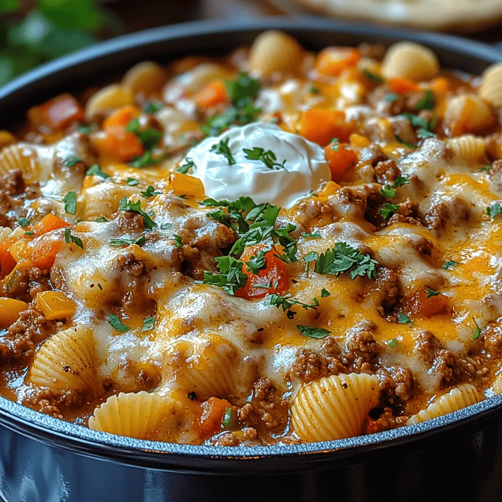 Imagine coming home from a hectic day only to whip up a meal that feels like a fiesta in just under half an hour. Taco Fiesta in a Pot is the answer to those busy weeknights when you crave comfort food without spending hours in the kitchen. The beauty of this dish lies in its simplicity and versatility. It allows you to enjoy the classic flavors of tacos while minimizing the cleanup, making it perfect for those who want to spend less time cooking and more time enjoying their meal.