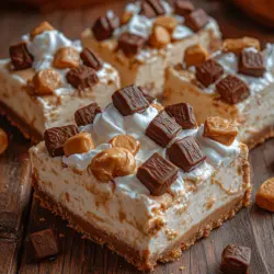 Cheesecake desserts have long held a special place in the hearts of dessert lovers, celebrated for their rich and creamy textures. From classic New York-style cheesecakes to fruity variations, there’s a cheesecake for every palate. Among the myriad of cheesecake adaptations, Reese’s Cheesecake Bars stand out as a delightful twist on the traditional recipe. These bars combine the luscious creaminess of cheesecake with the beloved flavors of chocolate and peanut butter, making them a favorite for anyone with a sweet tooth.