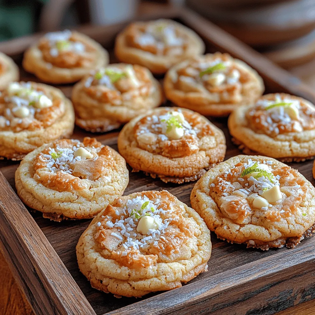 In the world of baking, few combinations excite the palate quite like the fusion of tropical flavors with classic cookie recipes. Enter the Key Lime Coconut White Chocolate Chip Cookies—a delightful treat that encapsulates the essence of summer with every bite. The zesty tang of key lime, the chewy sweetness of coconut, and the creamy richness of white chocolate collide in a cookie that is both refreshing and indulgent. These cookies are more than just a dessert; they are an experience that transports you to a sun-soaked beach with each mouthful.