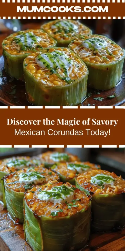 Discover the delicious world of Mexican corundas! These savory treats are more than just food; they are a cultural celebration rooted in tradition. Made from masa harina and packed with flavors, corundas can be filled with cheese, meats, or veggies. This article guides you through the rich history of corundas, the essential ingredients, and a step-by-step process to make them at home. Join in this culinary adventure and bring authentic Mexican flavors to your table!