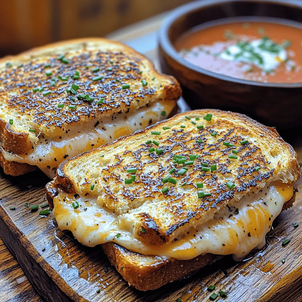 When it comes to crafting the perfect grilled cheese sandwich, the choice of bread is just as crucial as the cheese selection. For our Cheesy Delight Grilled Cheese Sandwich, we recommend using sourdough bread. Sourdough not only boasts a distinct tangy flavor that complements the richness of the cheeses, but it also has a sturdy texture that holds up well during grilling.