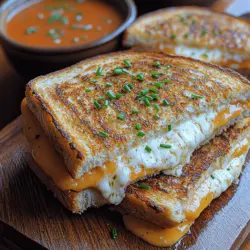 When it comes to crafting the perfect grilled cheese sandwich, the choice of bread is just as crucial as the cheese selection. For our Cheesy Delight Grilled Cheese Sandwich, we recommend using sourdough bread. Sourdough not only boasts a distinct tangy flavor that complements the richness of the cheeses, but it also has a sturdy texture that holds up well during grilling.