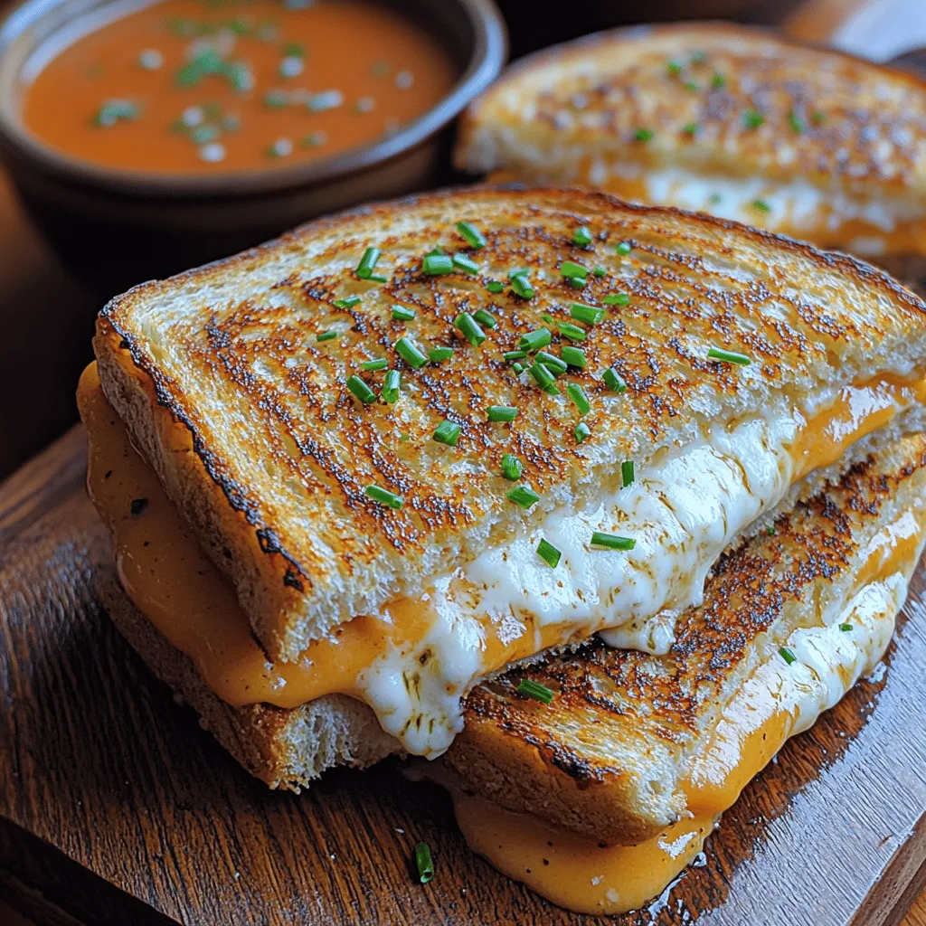 When it comes to crafting the perfect grilled cheese sandwich, the choice of bread is just as crucial as the cheese selection. For our Cheesy Delight Grilled Cheese Sandwich, we recommend using sourdough bread. Sourdough not only boasts a distinct tangy flavor that complements the richness of the cheeses, but it also has a sturdy texture that holds up well during grilling.