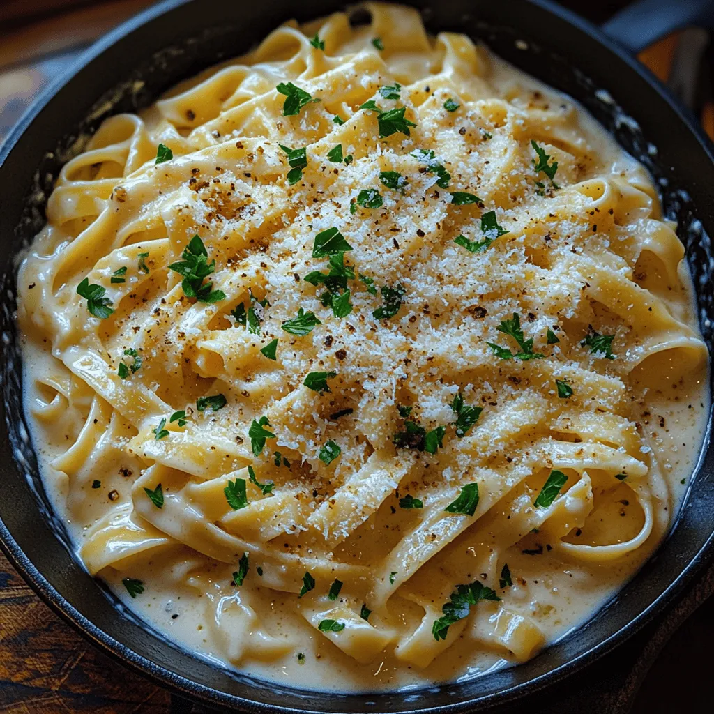 The magic of Creamy One-Pan Fettuccine Alfredo lies in its carefully selected ingredients, each playing a crucial role in achieving that quintessential creamy sauce and delectable pasta. Let's explore the essential components that contribute to the dish's rich flavor profile and texture.