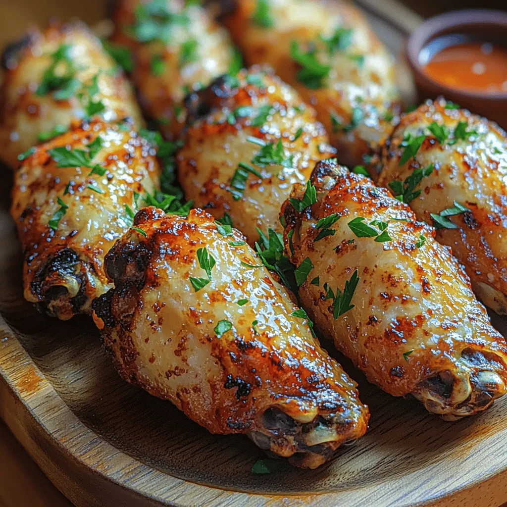 Imagine sinking your teeth into a crispy wing, the coating crackling as you bite, revealing the juicy chicken beneath. The first flavor that hits your palate is the subtle warmth of garlic, followed by the rich umami of Parmesan cheese. This combination creates a mouthwatering experience that is both familiar and exciting. The Garlic Parmesan flavor profile is a harmonious blend of savory, salty, and slightly nutty notes, making these wings a crowd-pleaser for any occasion.