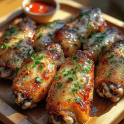 Imagine sinking your teeth into a crispy wing, the coating crackling as you bite, revealing the juicy chicken beneath. The first flavor that hits your palate is the subtle warmth of garlic, followed by the rich umami of Parmesan cheese. This combination creates a mouthwatering experience that is both familiar and exciting. The Garlic Parmesan flavor profile is a harmonious blend of savory, salty, and slightly nutty notes, making these wings a crowd-pleaser for any occasion.