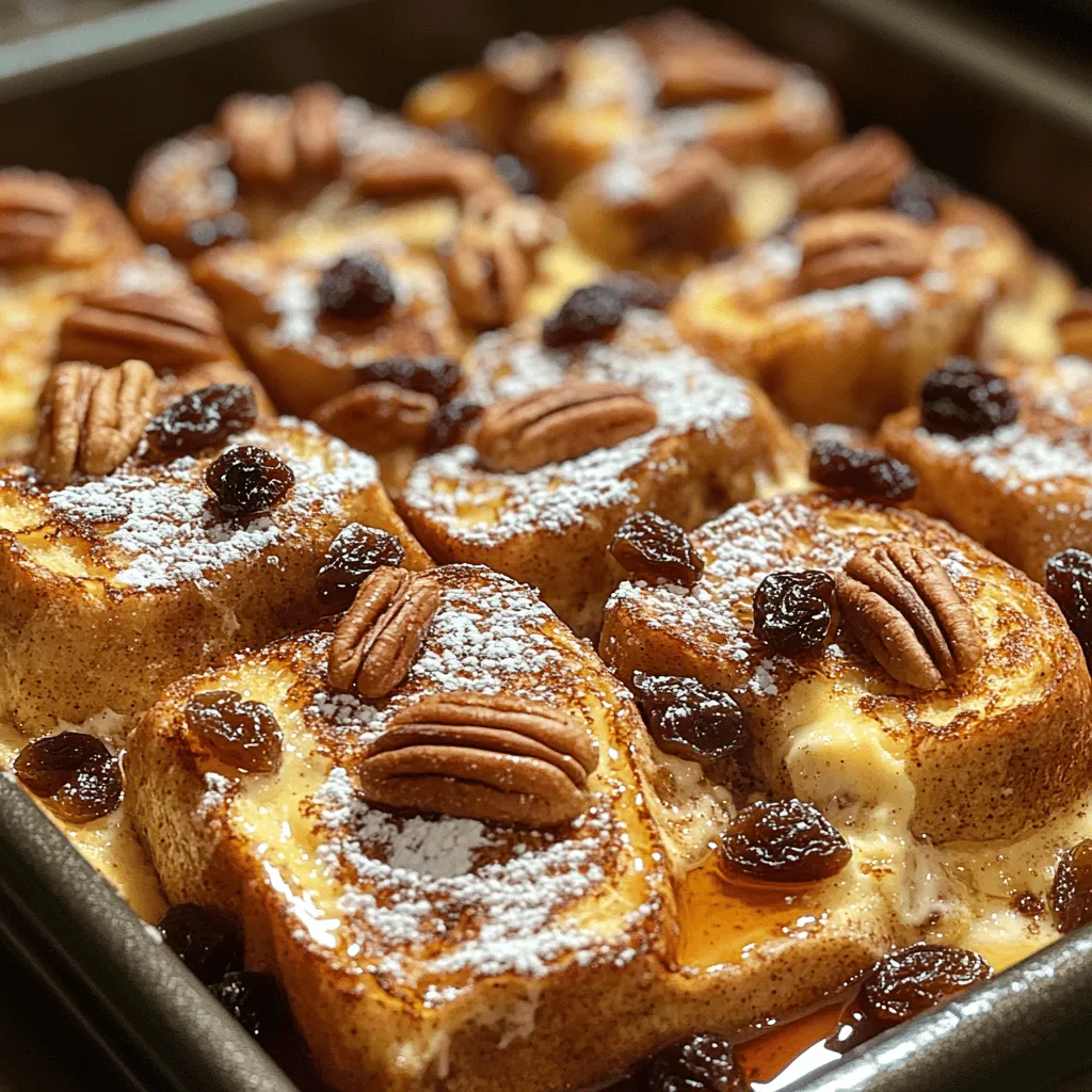 Breakfast is often heralded as the most important meal of the day, and for good reason. It’s not just about nourishing our bodies; it's a special time to gather, savor, and perhaps even indulge a little. Among the myriad options for breakfast, breakfast casseroles have gained immense popularity for their convenience and comforting flavors. One such delightful option is the Cinnamon Raisin French Toast Bake—a dish that brings together the warm, inviting flavors of cinnamon, plump raisins, and soft, toasted bread in a harmonious blend, perfect for any breakfast occasion.